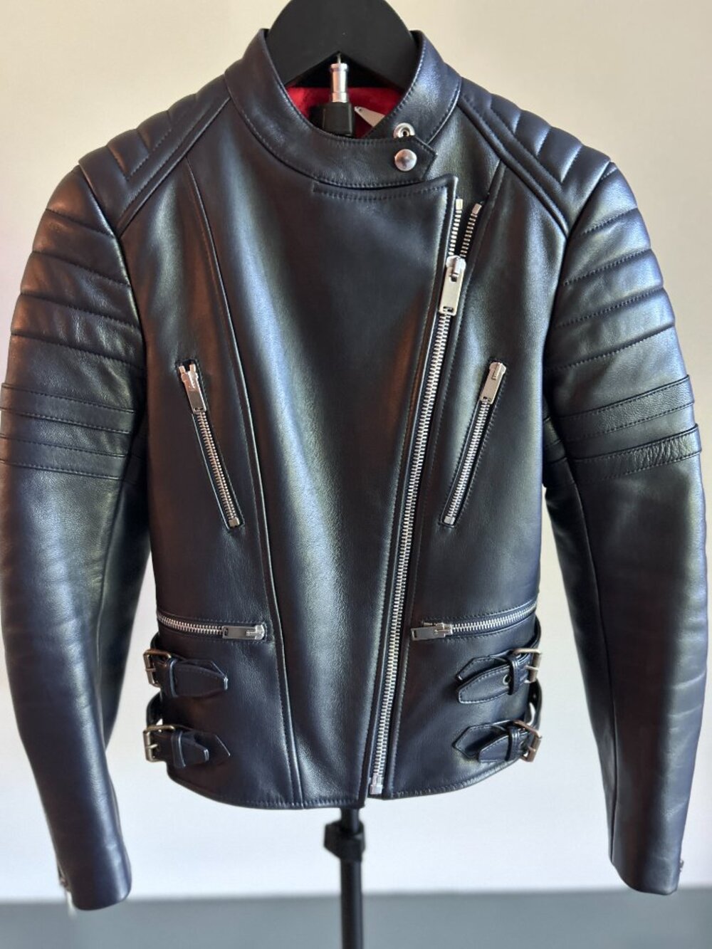 Celine Leather Jacket, Size 34 (XS/S)